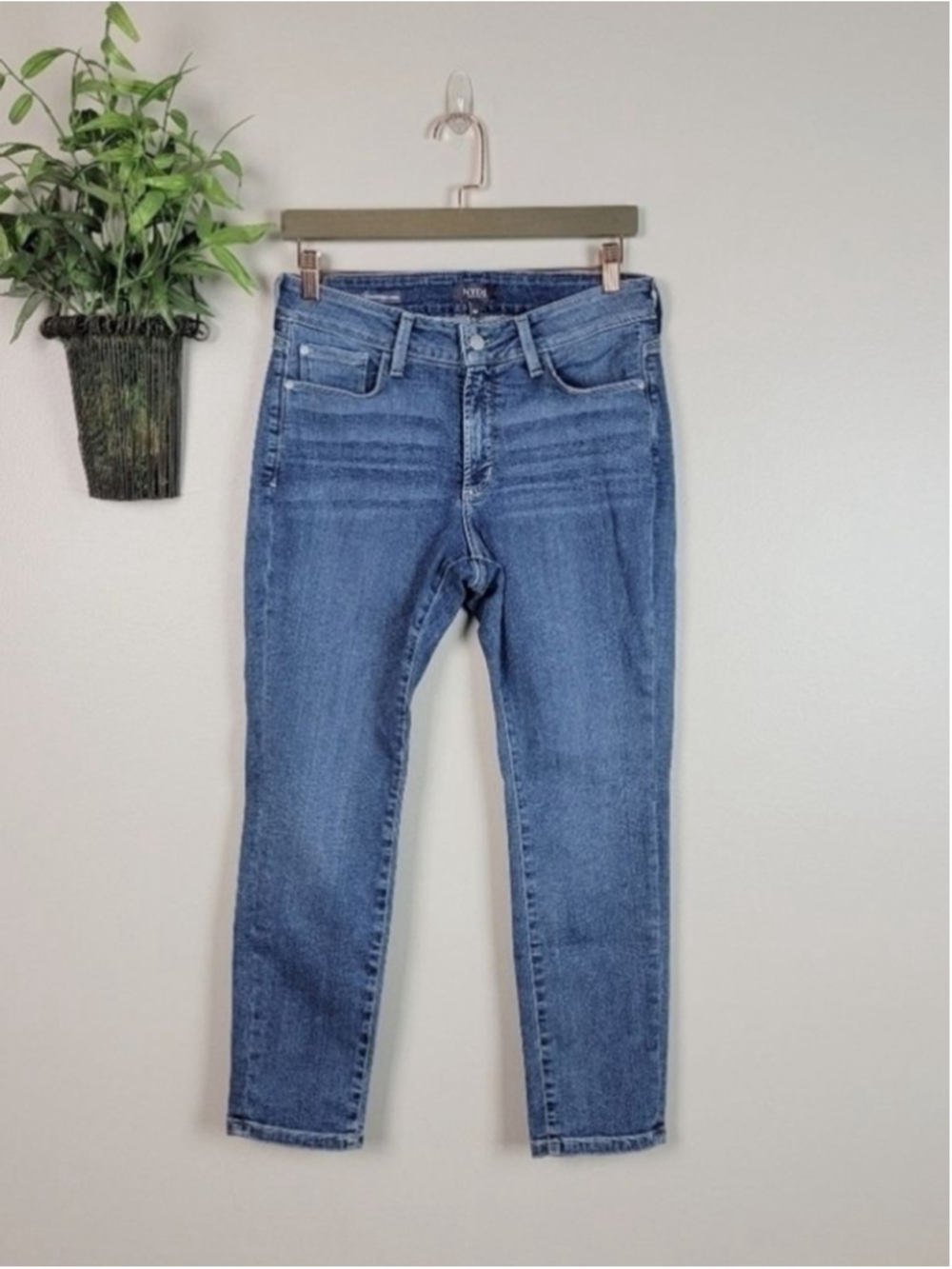 NYDJ 8 Alina Convertible Ankle Skinny Heyburn High Rise Not Your Daughters Jeans